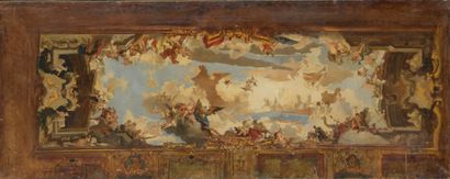 null School of the XIXth century 

Project of ceiling representing the chariot of...