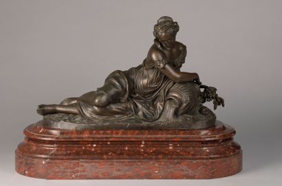 null School of the XIXth century 

Allegory of a spring

Bronze with brown patina....