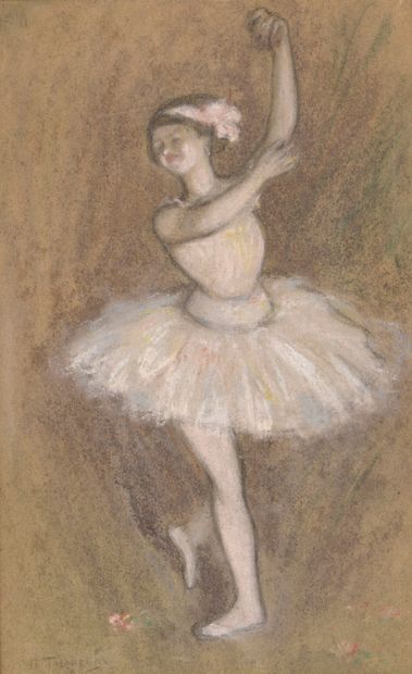 null French school of the XXth century 

The dancer

Pastel on paper mounted on cardboard....