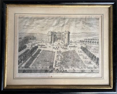 null Lot of prints in black including : 

- Israël SILVESTRE (1621-1691): 

View...