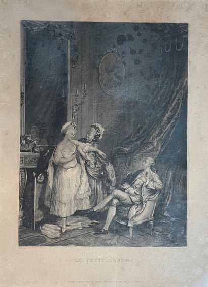  Lot de gravures comprenant : 
- Nicolas SCHENKER (ca 1760-1848) d’après Jean-François...