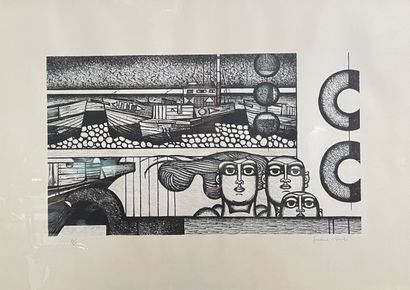 null Gustave CAMUS (1914-1984)

Untitled

Lithograph on paper

Signed lower right...