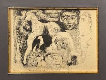 null After PICASSO PABLO (1881 - 1973)

Four black reproductions in the same frame

15...