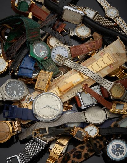 Lot de montres comprenant PIERPONT, DESTA,...