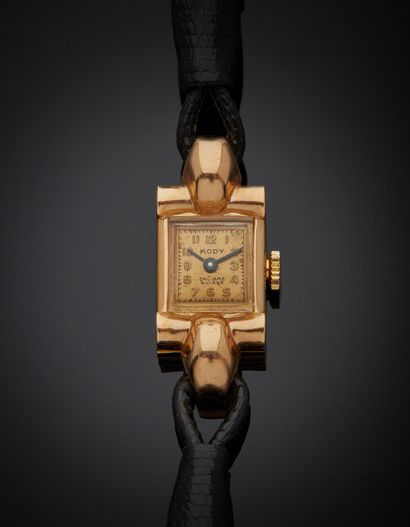 KODY - Ladies' 18K yellow gold 750‰ wristwatch,...