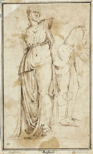 null École FLORENTINE vers 1530

Etude de statue de femme antique

Plume et encre...