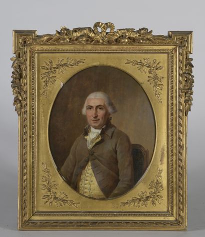null FRENCH SCHOOL circa 1830, workshop of Martin DROLLING 

Portrait of a man in...