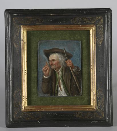 null Flemish school of the 18th century

Old man holding a stick

Canvas.

18 x 14...
