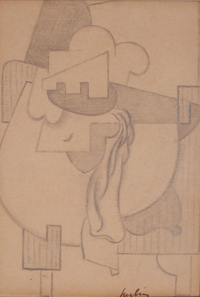 Auguste HERBIN (1882-1960) 
Sans titre 
Crayon...