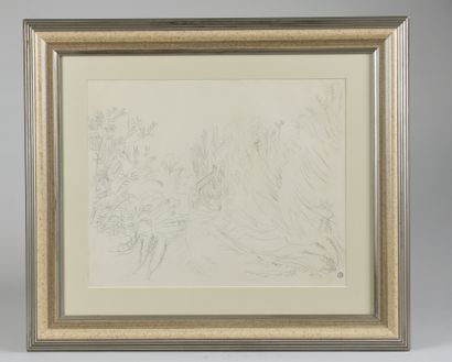 null Léopold SURVAGE (1879-1968)

Landscape in the garden

Pencil on paper.

Signed,...