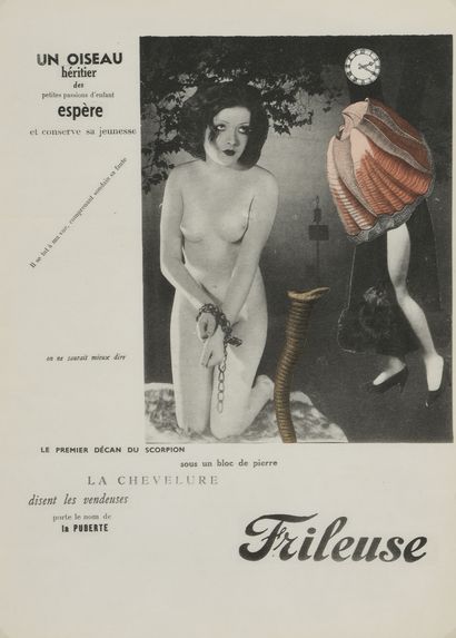 null Georges HUGNET (1906-1974)

Le trône,1961

Collage de magazines.

Monogrammé...