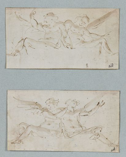 null École ITALIENNE du XVIIIe siècle, entourage de TIEPOLO

Deux anges

Deux dessins...