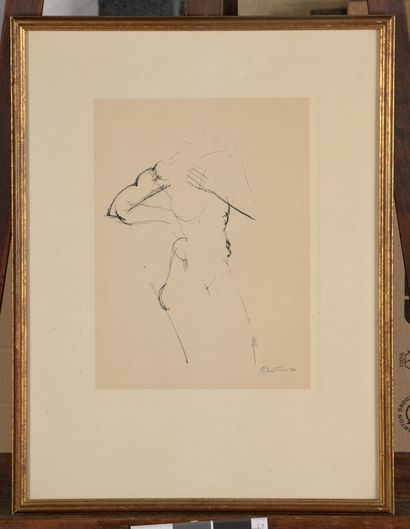 null Roger de LA FRESNAYE (1885-1925)

Etude de nu en buste, une main sur la hanche,...