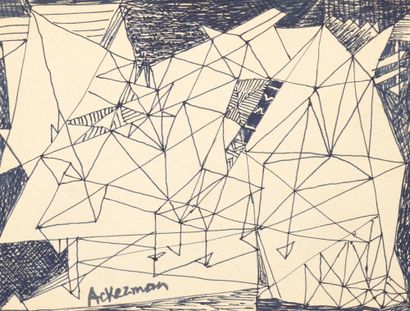 null Paul ACKERMAN (1908-1981)

Eleven drawings on paper, on an invitation card from...