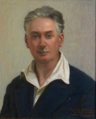 null Oscar CHAUVAUX (1874-1965)

Portrait d’homme à la moustache

Pastel sur papier...