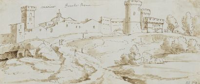 null French school of the mid 17th century

Italian landscape

Pen and brown ink,...