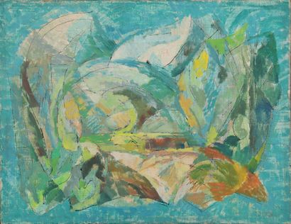 null Reynold ARNOULD (1919-1980)

Landscape 

Oil, pen and ink on canvas. 

Signed...