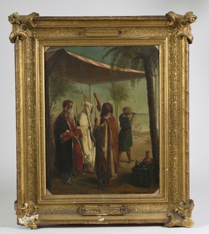 null Jan Baptist HUYSMANS (1826-1906)

Target Shooting, 1861

Oil on panel.

Signed,...