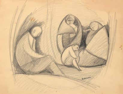 null Paul ACKERMAN (1908-1981)

Nine drawings

Pencil and watercolor on paper, tracing...