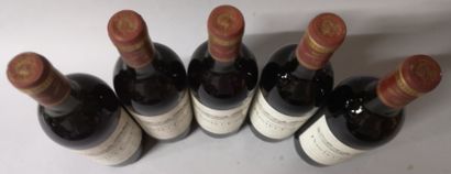 null 5 bouteilles 	CHÂTEAU PONTET-CANET - 5e Gcc Pauillac	 1987	

Étiquettes légèrement...