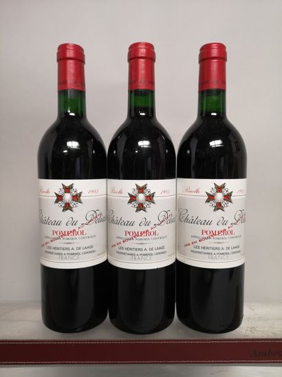 3 bouteilles CHÂTEAU du DELIAS - Pomerol...