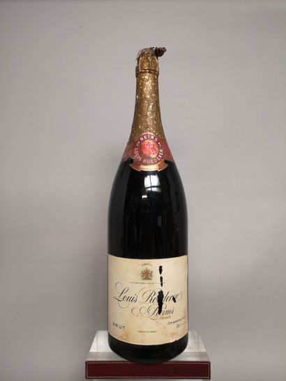 null 1 Jeroboam (3 L.) CHAMPAGNE Brut - Louis ROEDERER 

Label slightly stained and...