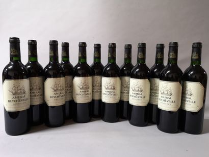 null 12 bouteilles 	AMIRAL de BEYCHEVELLE 2nd vin du Ch. BEYCHEVELLE St. Julien	...