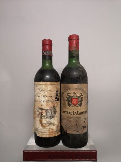 2 bouteilles BORDEAUX DIVERS 

1 CHÂTEAU...