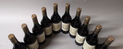 null 10 bouteilles	 CHÂTEAU HAUT BRION - 1er Gcc Graves	 1985	

Étiquettes légèrement...
