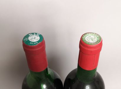 null 2 bouteilles CHÂTEAU GRAND PONTET - Saint Emilion Grand Cru 

1 de 1976 et 1...