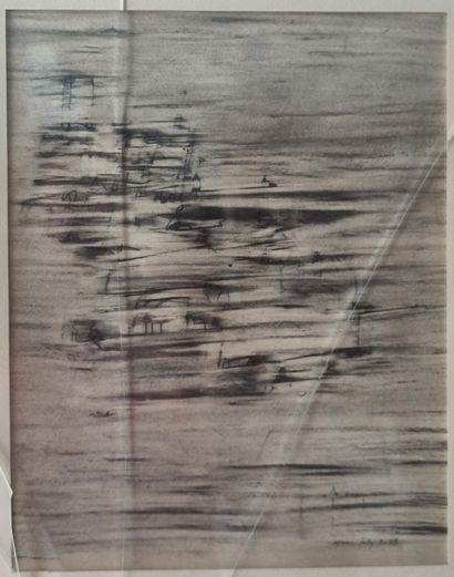 null Maliheh AFNAN (1935-2016)

Untitled, 1983

Pencil and charcoal on paper. 

Signed...