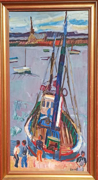 null 
André BEAUCE (1911-1974)



The trawler in front of Notre-Dame de Rocamadour...