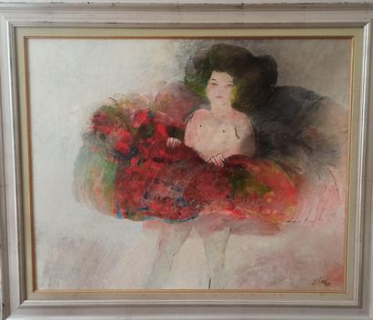 null Armand SINKO (1934-2012)

La robe à fleurs

Huile sur toile. 

Signée en bas...