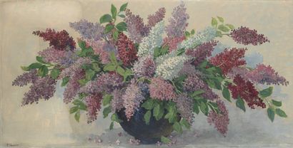 Pierre FOREST (1881-1971) 
Bouquet de lilas...
