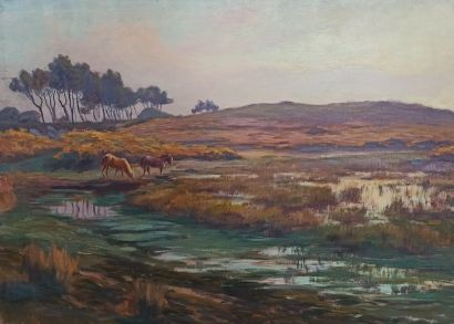 null Charles WISLIN (1852-1932)

Pond

Oil on canvas. 

Titled on the back of the...