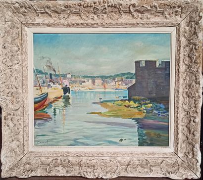 null Maurice CROZET (1896-1978)

The port of Concarneau, 1937

Oil on canvas.

Signed...