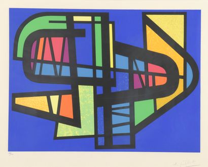 null Edgard PILLET (1912-1996) - Richard MORTENSEN (1910-1993)

Untitled

Two lithographs.

Signed...