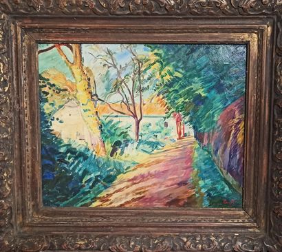 null Maurice CROZET (1896-1978)

Shaded village street

Oil on canvas.

Signed lower...