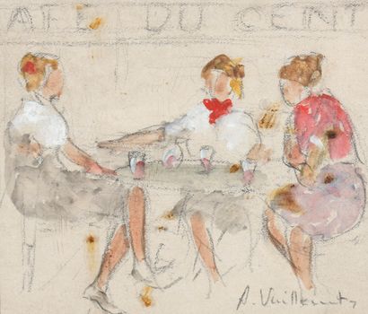 null Auguste VUILLEMOT (1883-1970)

The carousel and the Café du center

Two watercolors...
