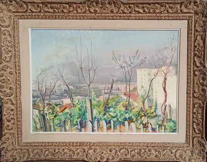 null Maurice CROZET (1896-1978)

Spring in Issy les Moulineaux

Oil on canvas.

Signed...