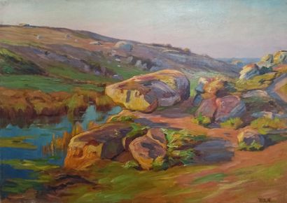 null Charles WISLIN (1852-1932)

Rocks by the river 

Oil on canvas. 

Signed lower...