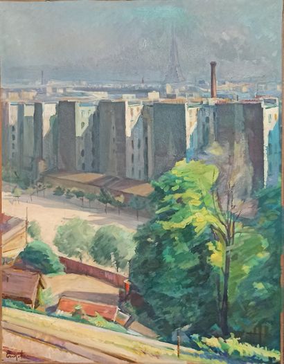 Maurice CROZET (1896-1978) 
La Tour Eiffel...