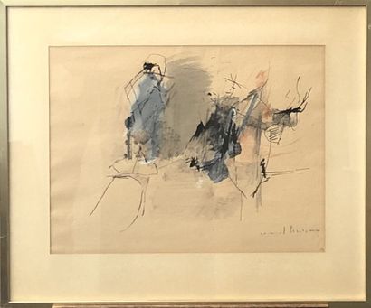 null Armand PETITJEAN (1909-2004)

Untitled, 1974

Mixed media on paper.

Signed...