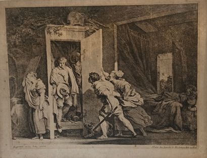  Jean-Honoré Fragonard (1732-1805), d'après

L’Armoire, 1778

Eau-forte sur papier... Gazette Drouot