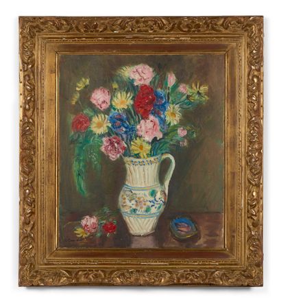 null Charles CAMOIN (1879 -1965)

Bouquet de fleurs à l’huître

Huile sur toile marouflée...