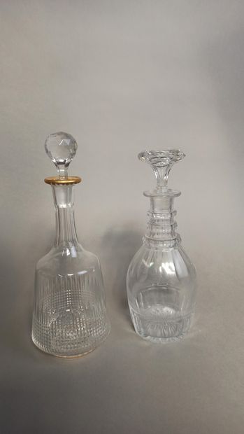null BACCARAT, attributed to 

Part of service including : 

- A wine carafe model...