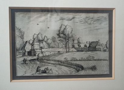 null Lot of 5 engravings : 

- After William Hogarth, And as he reafoned of righteousnefs,...