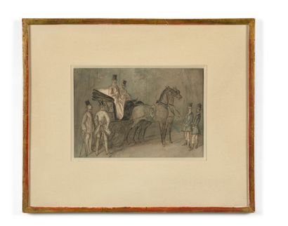 null Constantin GUYS (1802-1892)

Phaéton et personnages

Encre, lavis d'encre et...