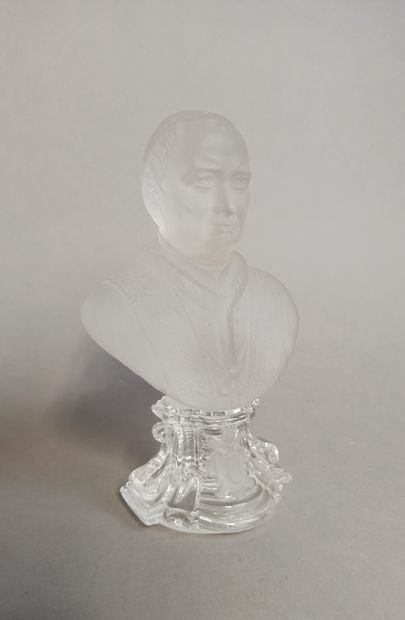 null BACCARAT 

Pope Pius IX

Bust in molded crystal and satin finish. 

H. 21 c...