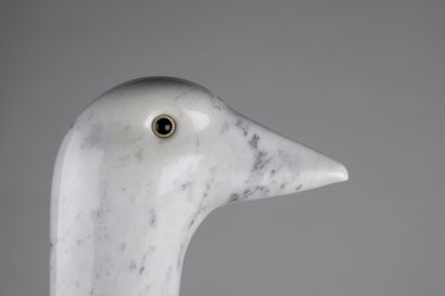 null François Galoyer (1944)

Ashen goose

Carrara marble arabesque, inlaid with...